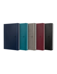 CUADERNO SIGNATURE A5 TAPA EXTRADURA 80H RAYADO HORIZONTAL COLORES SURTIDOS CLASICOS OXFORD 400163610