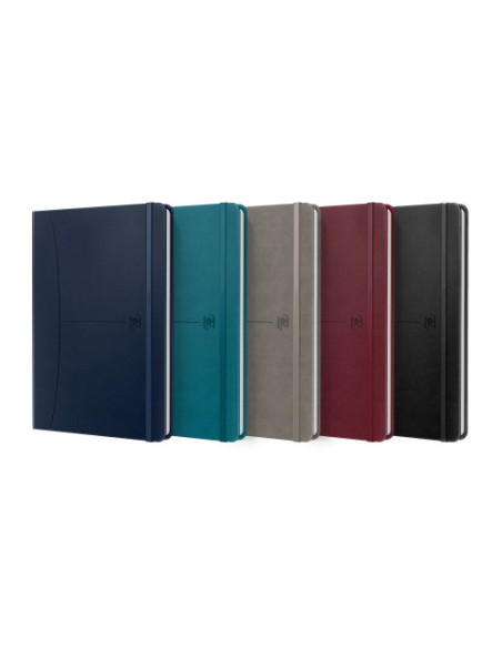 CUADERNO SIGNATURE A5 TAPA EXTRADURA 80H RAYADO HORIZONTAL COLORES SURTIDOS CLASICOS OXFORD 400163610