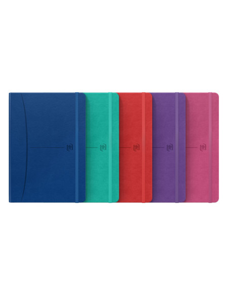 CUADERNO SIGNATURE A5 TAPA EXTRADURA 80H RAYADO HORIZONTAL COLORES SURTIDOS VIVOS OXFORD 400163613