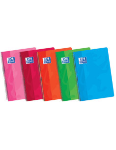 CUADERNO TAPA BLANDA 4º 80 HOJAS 4X4 COLORES SURTIDOS OXFORD 100430166