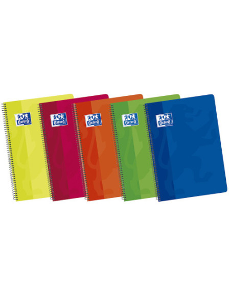 CUADERNO TAPA BLANDA FOLIO 80 HOJAS 4X4 COLORES SURTIDOS OXFORD 100430171