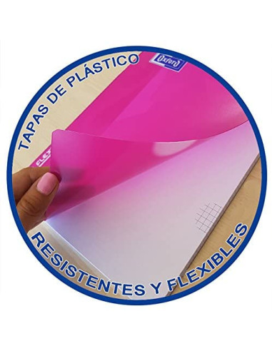 CUADERNO TAPA EXTRADURA FOLIO 80 HOJAS 4X4...