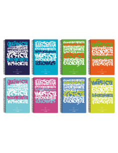 CUADERNO POLIPROPILENO UNICLASIC FOLIO 80 HOJAS 90GR. 1 LINEA COLORES SURTIDOS GUERRERO 88423298