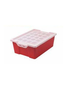 CUBETA GRANDE CON TAPA - ROJO FAIBO 787-03