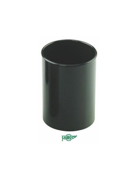 CUBILETE COLOR NEGRO PLÁSTICO RECICLADO Y RECICLABLE FAIBO 205R2