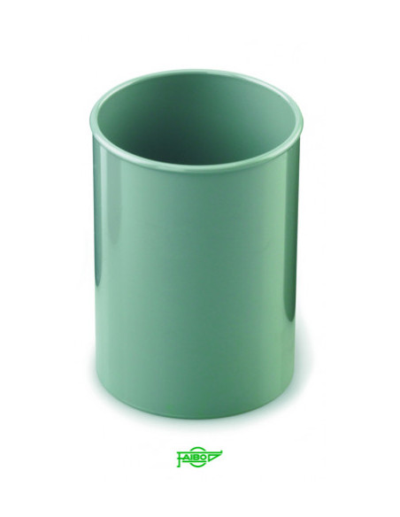 CUBILETE DE SOBREMESA DE PLASTICO 78 MM. DIAMETRO X 100 MM. ALTO OPACO GRIS FAIBO 205-08