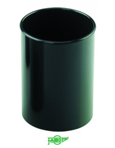 CUBILETE DE PLASTICO 78 MM. DIAMETRO X 100 MM. ALTO OPACO NEGRO FAIBO 205-02 2