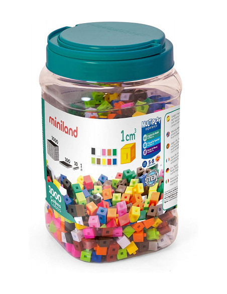 CUBOS 1 CM 1000 PCS MINILAND 95211