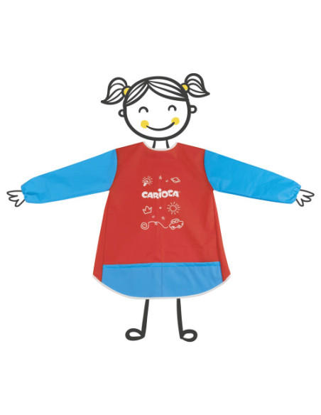 DELANTAL APRON SCHOOL 5-8 AÑOS CARIOCA 33101