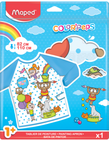 DELANTAL INFANTIL COLOR'PEPS EARLY PARA NIÑOS...