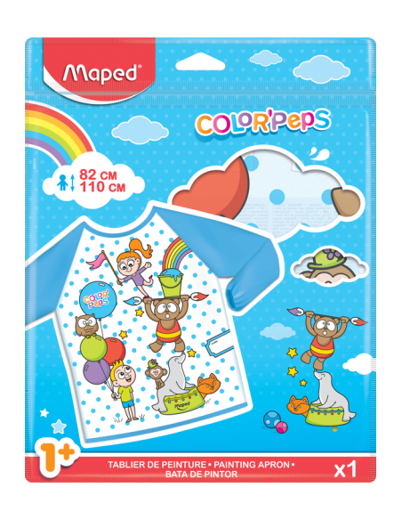 DELANTAL INFANTIL COLOR'PEPS EARLY PARA NIÑOS DE 82-110 CM. MAPED 820310