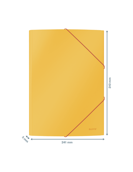 DOSSIER 3 SOLAPAS COSY SOFT TOUCH AMARILLO LEITZ 30020019