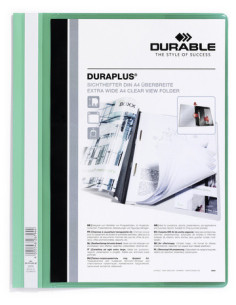 DOSSIER FASTENER DURAPLUS A4 PVC AMARILLO DURABLE 2579-04