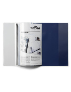 DOSSIER FASTENER DURAPLUS A4 PVC AZUL OSCURO DURABLE 2579-07 2