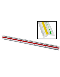 ESCALIMETRO PLASTICO 30 CM BISMARK 303641