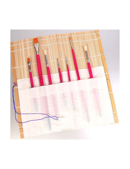 ESTERILLA DE BAMBÚ PORTAPINCELES: AMB-36 X 36 WONDER ART BY PRYSE 6060080