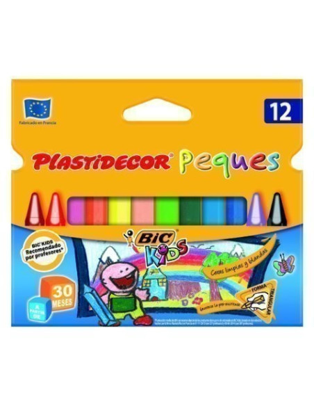 ESTUCHE 12 CERAS ESPECIALES PARA PEQUES PLASTIDECOR FORMA TRIANGULAR PLASTIDECOR 8757741 ESTUCHE 12 CERAS ESPECIALES PARA PEQUES PLASTIDECOR FORMA TRIANGULAR PLASTIDECOR 8757741