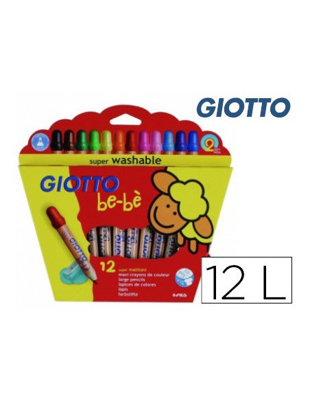 ESTUCHE 12 LÁPICES + SACAPUNTAS GIOTTO F46970000