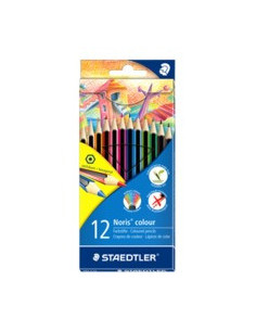 ESTUCHE 12 LAPICES DE COLORES NORIS COLOUR SURTIDOS STAEDTLER 185 C12