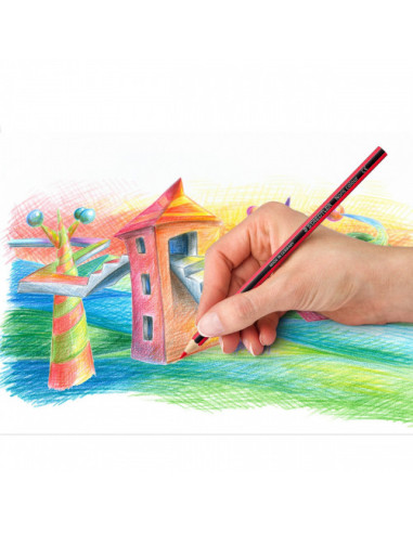 ESTUCHE 12 LAPICES DE COLORES NORIS COLOUR...