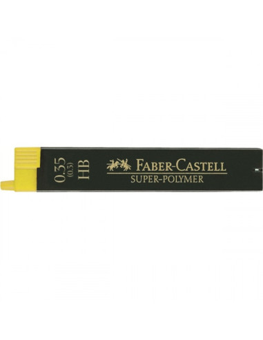 ESTUCHE 12 MINAS 0.3MM SUPER POLIMERAS HB FABER CASTELL 120300