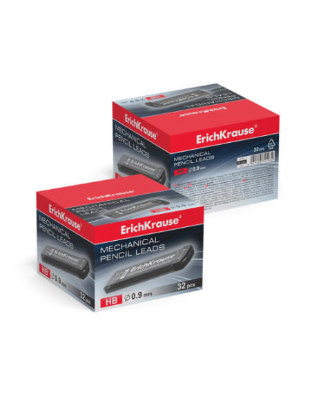 ESTUCHE 20 MINAS PORTAMINAS 0.9 MM, HB ERICH KRAUSE 48144