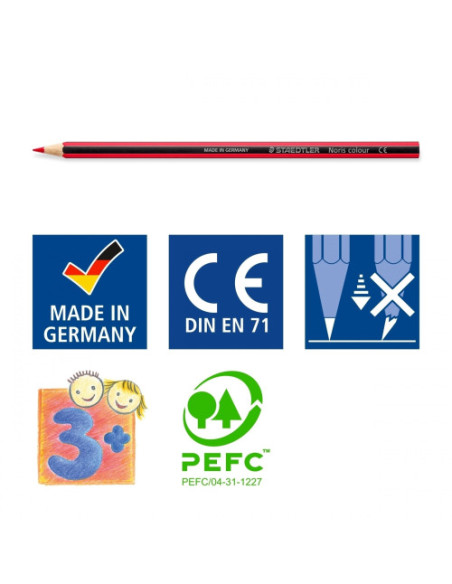 ESTUCHE 36 PZAS NORIS COLOUR 185, SURT. STAEDTLER 185 CD36