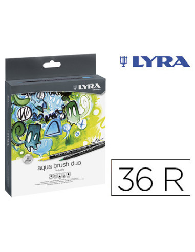 ESTUCHE 36 UDS LYRA AQUA BRUSH DUO  LYRA L6521360