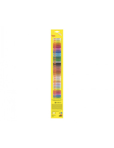 ESTUCHE 37 BARRAS DE PLASTILINA 15G COLORES...