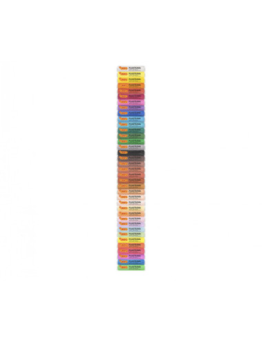 ESTUCHE 37 BARRAS DE PLASTILINA 15G COLORES...