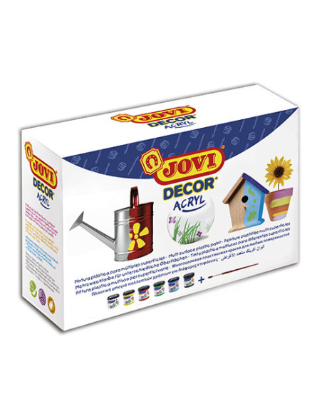 ESTUCHE 6 BOTES 55 ML JOVIDECOR COLORES SURTIDOS JOVI 670