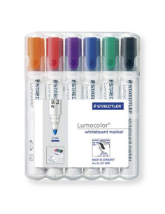 ESTUCHE 6 PZAS LUMOCOLOR WHITEBOARD MARKER 351 2