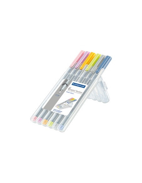 ESTUCHE 6 PZASTRIPLUS FINELINER 334
