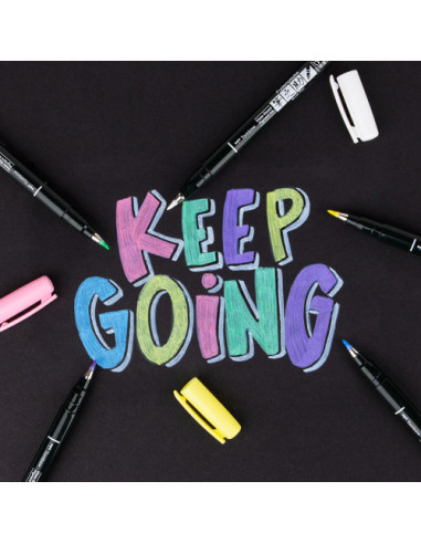 ESTUCHE 6 ROTULADORES BASE DE AGUA FUDENOSUKE...