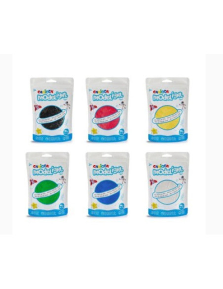 ESTUCHE 6 UDS PASTA DE MODELAR CARIOCA MODELIGHT 100G VARIADAS CARIOCA 52005
