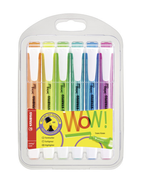 ESTUCHE 6 UDS STABILO SWING COOL-STABILO 275/6-3