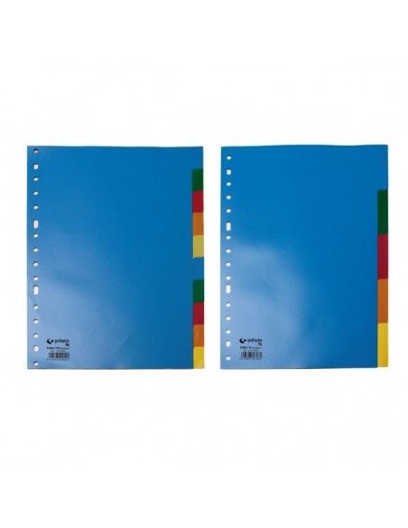 INDICES A4 5 SEPARADORES PLÁSTICO