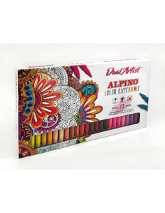 ESTUCHE 72 ROTULADORES DUAL ARTIST COLOR EXPERIENCE ALPINO AR000197 2