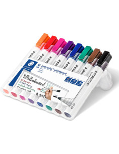 ESTUCHE 8 PZAS LUMOCOLOR WHITEBOARD MARKER 351 2