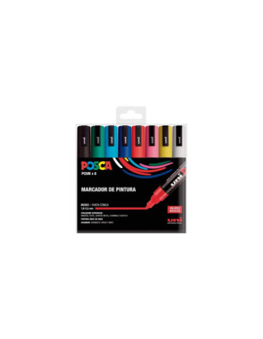 ESTUCHE 8 UDS. PC-5M BASIC POSCA 182634679