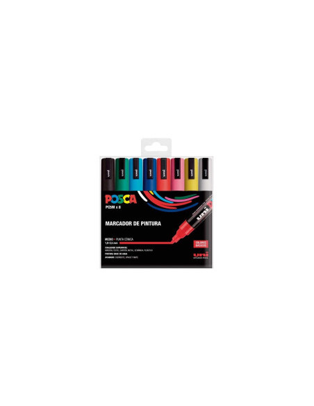 ESTUCHE 8 UDS. PC-5M BASIC POSCA 182634679