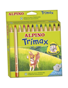 ESTUCHE CARTON 12 UNIDADES LAPICES TRIANGULARES 5