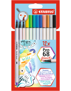 Rotuladores punta de pincel acuarelabes Stabilo pen brush... 2