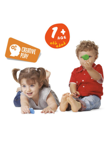 ESTUCHE CERAS BABY TEDDY CRAYONS 1+ PLASTIC...