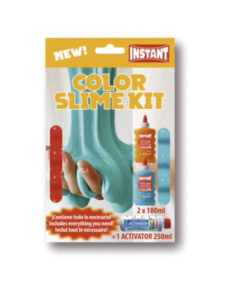 ESTUCHE COLOR SLIME MINI KIT 2 COLAS + ACTIVADOR INSTANT 18971