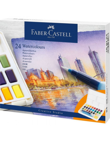 ESTUCHE CON 24 ACUARELAS CREATIVE STUDIO. FABER CASTELL 169724