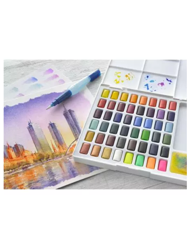 ESTUCHE CON 48 ACUARELAS CREATIVE STUDIO. FABER...