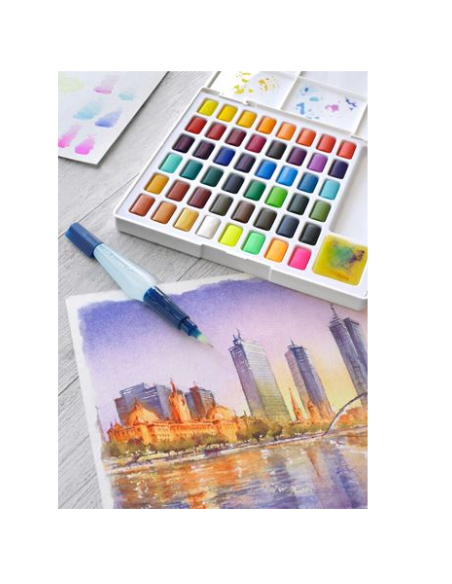 ESTUCHE CON 48 ACUARELAS CREATIVE STUDIO. FABER CASTELL 169748