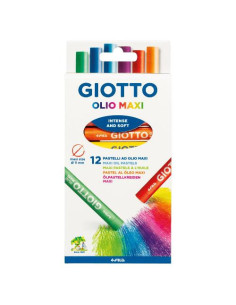ESTUCHE CON ASA DE 12 BARRAS PINTURA ÓLEO GIOTTO F293400 2