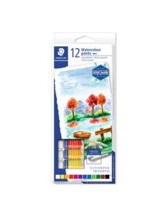 CAJA DE 12 ACUARELAS EN TUBO STAEDTLER 923 23BK-C BLISTER 2
